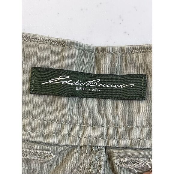 Eddie Bauer womens capris army green size 10 - Picture 7 of 7